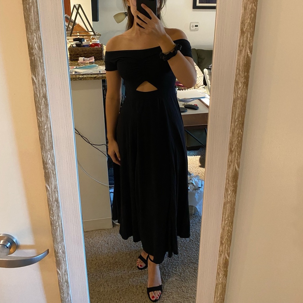Free People off the shoulder midi dress